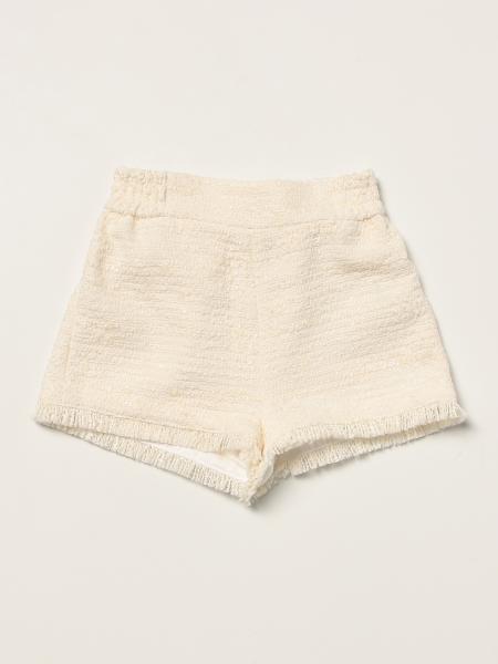 Monnalisa shorts with fringed hem
