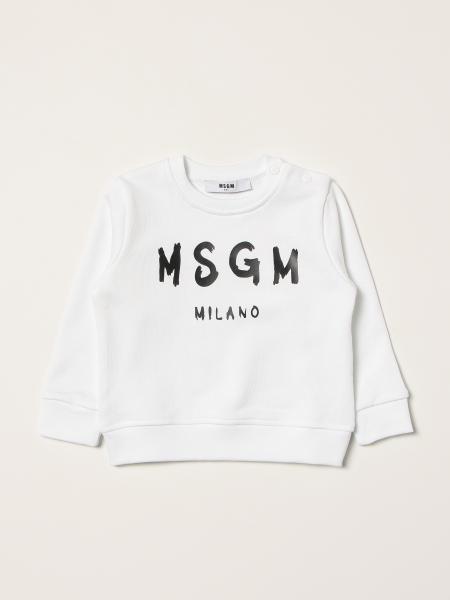 Msgm Kids cotton sweatshirt with logo