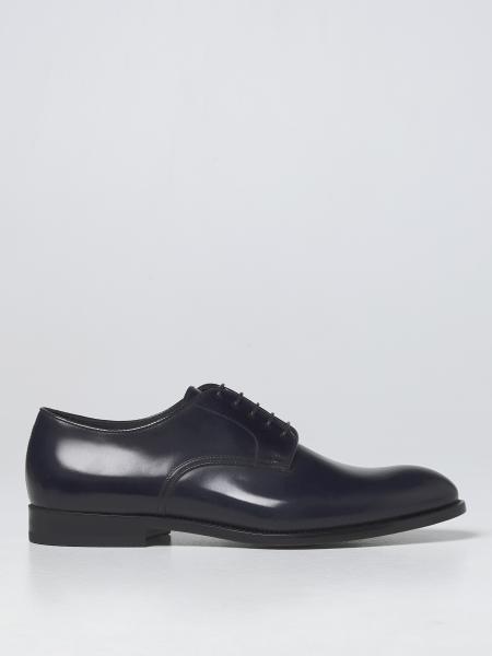 Doucal's: Doucal's derby in brushed leather