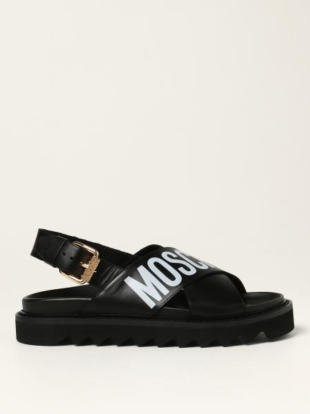 Moschino Couture Fussbett leather sandals