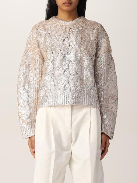Stella Mccartney Sciarpa In Maglia TV0P93-Z2326 Con Logo Jacquard main image 1