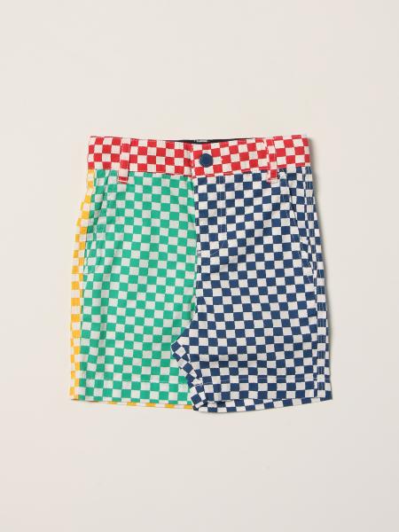 Pantaloncino Stella McCartney in cotone a quadretti multicolor