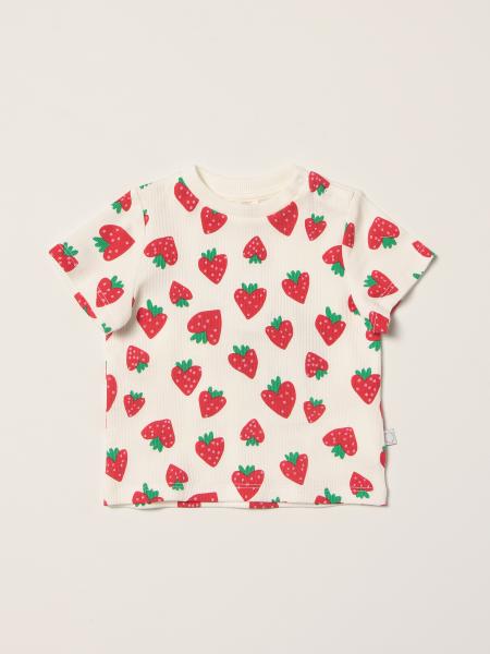 Stella McCartney T-shirt with all-over strawberry print