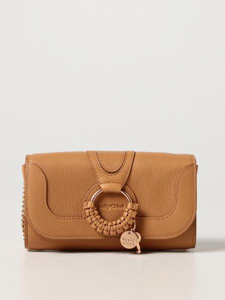 See By Chloé: Hana See By Chloé wallet on chain bag in textured leather
