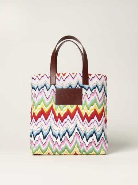 Missoni: Missoni shopping bag in printed canvas