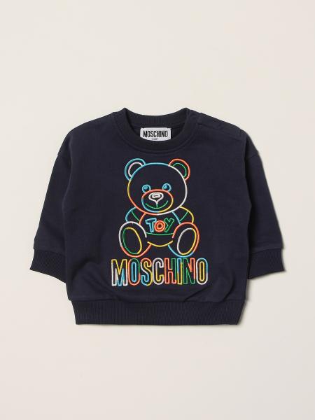 Felpa Moschino Baby con Teddy Bear multicolor