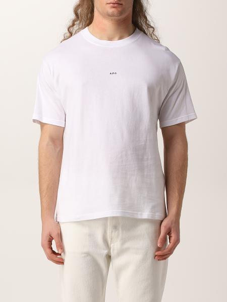 A.p.c. men: A.p.c. cotton jersey T-shirt with mini logo