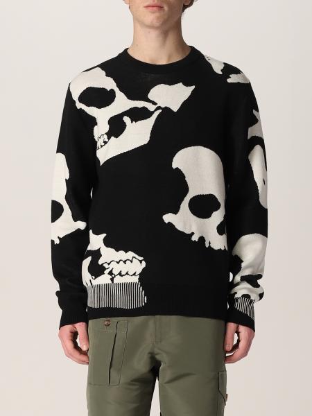 Alexander McQueen Skull wool blend sweater