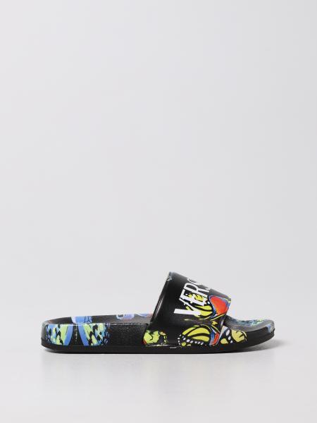 Versace Young slide sandal in rubber