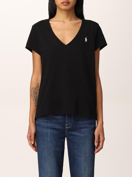 Polo Ralph Lauren: Polo Ralph Lauren v-neck t-shirt with embroidered logo