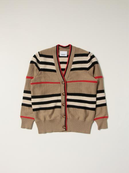 Burberry striped wool and cashmere cardigan
