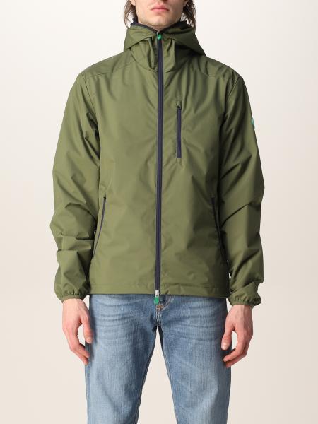 Save The Duck Outlet: jacket for man - Green | Save The Duck jacket ...