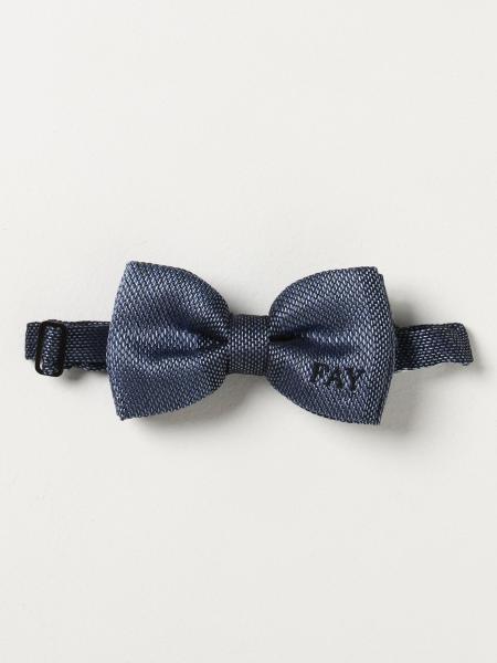 Fay: Fay bow tie in cotton and silk