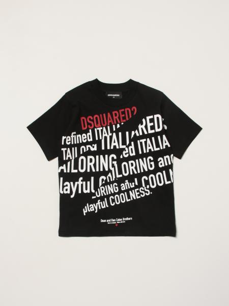T-shirt Dsquared2 Junior con stampe grafiche