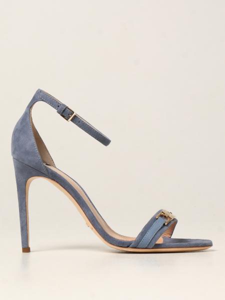 Elisabetta Franchi heeled sandals in suede