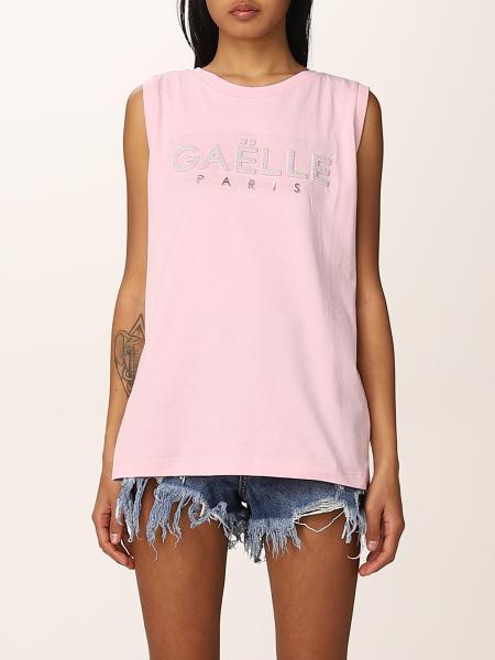 Gaëlle Paris tank top in jersey with logo