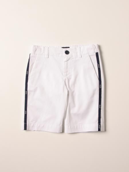 Fay shorts in cotton with logoed bands