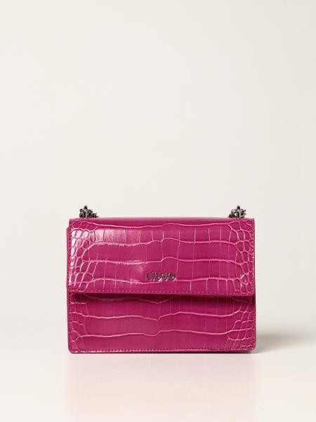 Guess, Bags, Guess Pink Crocodile Skin Bag