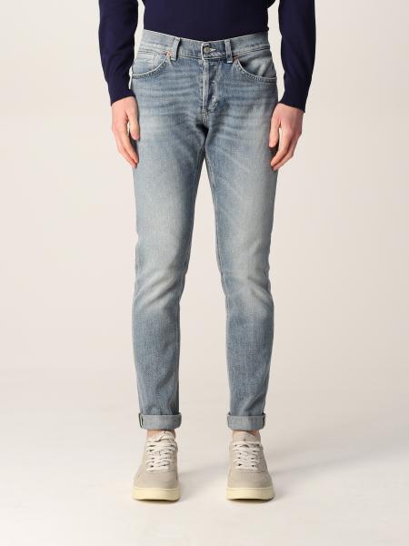 Dondup uomo: Jeans cropped Dondup in denim washed