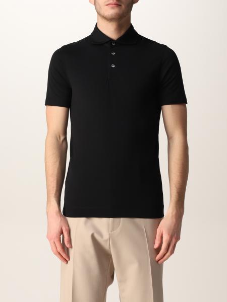 Cruciani: Cruciani basic cotton polo shirt