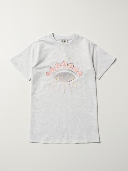 Kenzo Junior t-shirt dress with Eye print