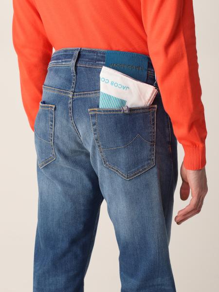 JACOB COHEN: jeans in washed denim 