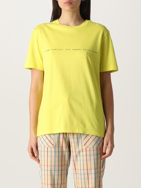 Semicouture: Semicouture cotton T-shirt with logo