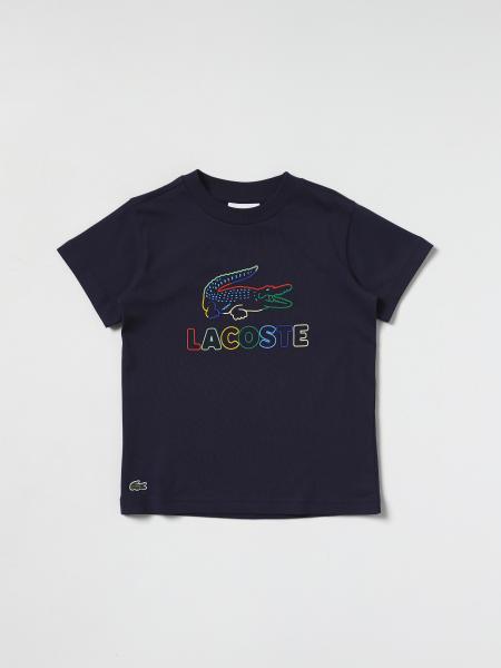 Lacoste: Lacoste T-shirt with multicolor logo
