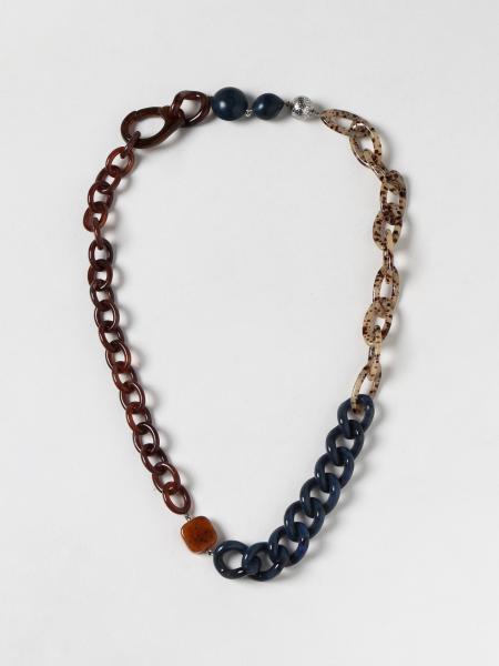 Resin S Max Mara Pagella necklace