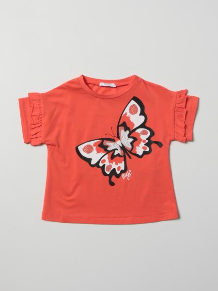 Liu Jo girls' clothing: Liu Jo T-shirt with butterfly print