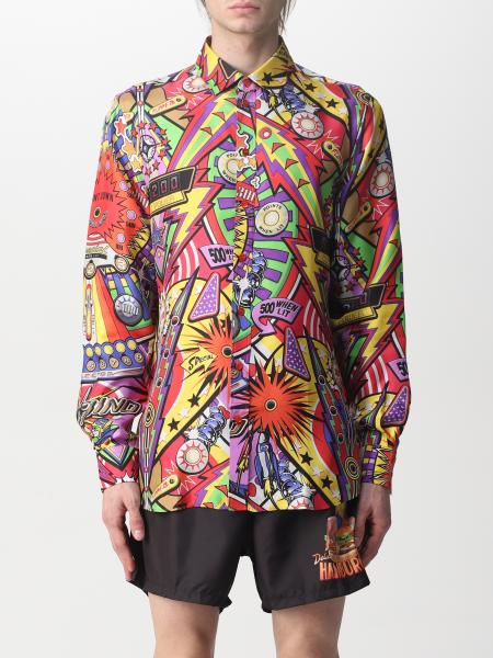 MOSCHINO COUTURE: men shirt - Multicolor | Moschino Couture shirt ...