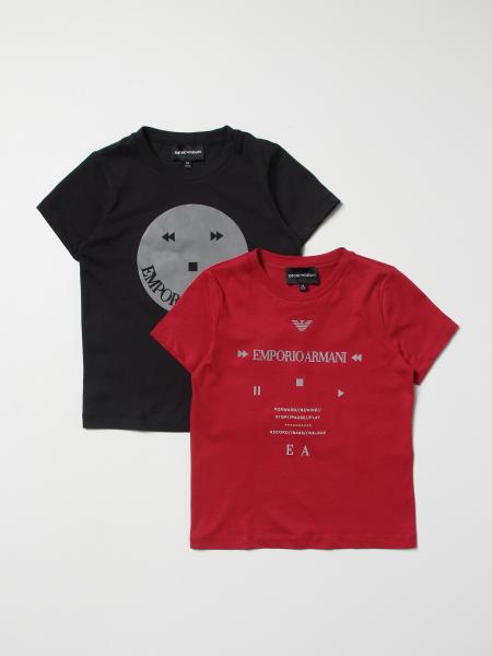 Set of 2 Emporio Armani t-shirts with logo