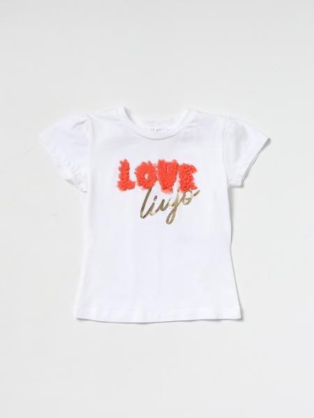 Liu Jo girls' clothing: Liu Jo T-shirt with Love logo