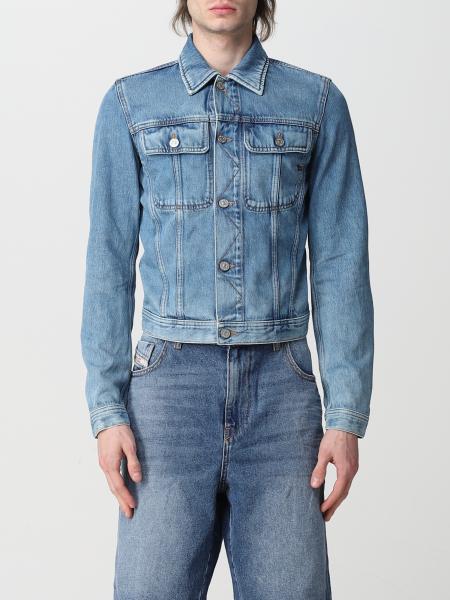 DIESEL: jacket for man - Denim | Diesel jacket A0352609C16 online 