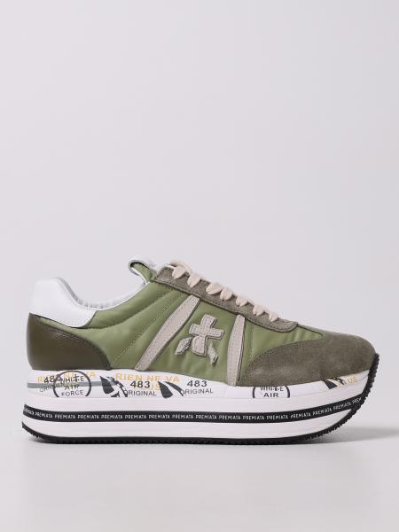 Beth Premiata sneakers in nylon and suede