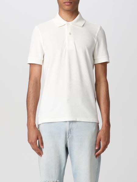 TOM FORD: polo shirt for man - White | Tom Ford polo shirt BZ286TFJ221 ...