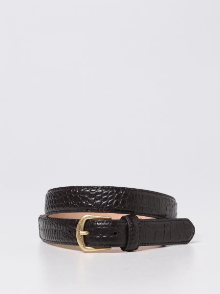 Dsquared2 Junior leather belt with crocodile print