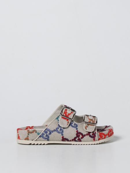 Gucci jacquard sandals with GG monogram all over