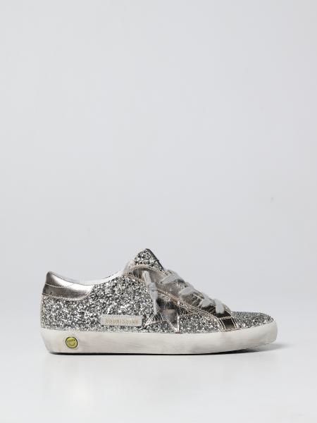 Super-Star classic Golden Goose trainers with glitter
