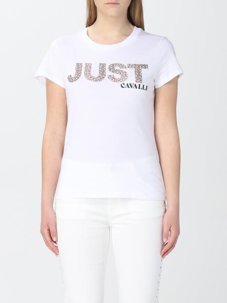 Roberto Cavalli Class: T-shirt Just Cavalli in cotone con logo