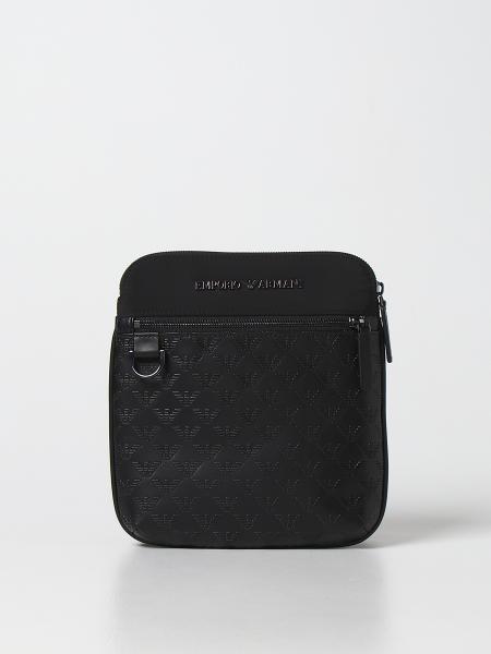 Emporio Armani Messenger bag in fabric and synthetic leather