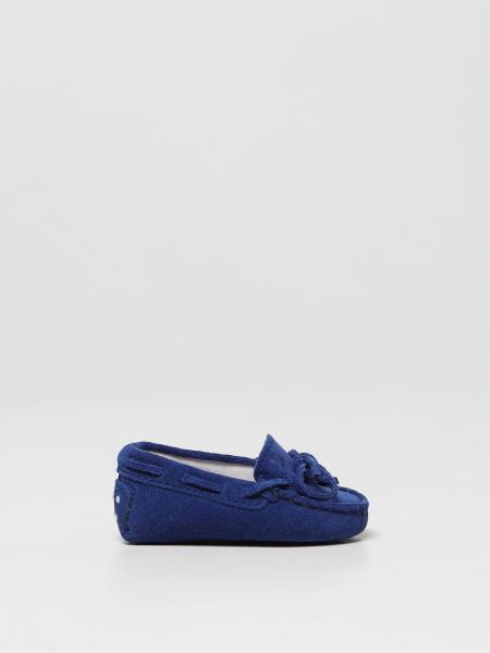 Tod's suede flat loafers