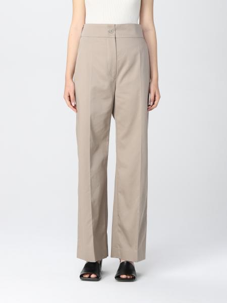 PATOU: pants for woman - Dove Grey | Patou pants TR0170074 online on ...