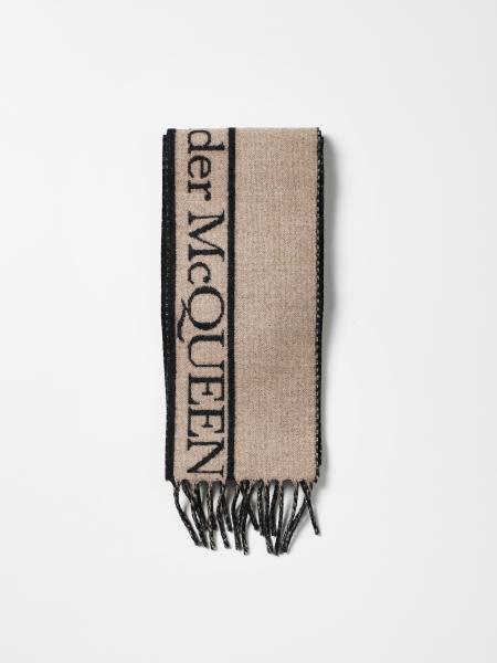 Alexander McQueen selvedge wool neck scarf