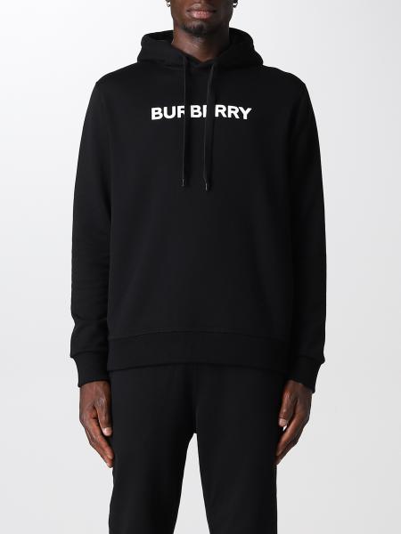 Burberry cotton hoodie with logo