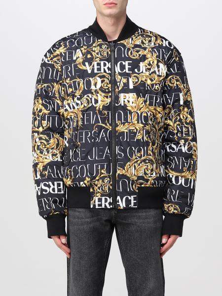 VERSACE JEANS COUTURE: jacket for man - Black | Versace Jeans