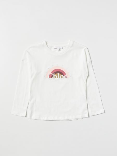 Chloé: T-shirt Chloé con stampa logo