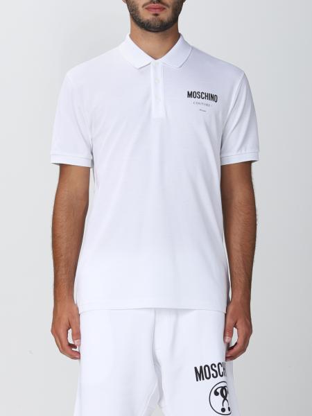 Moschino Couture cotton polo shirt with logo