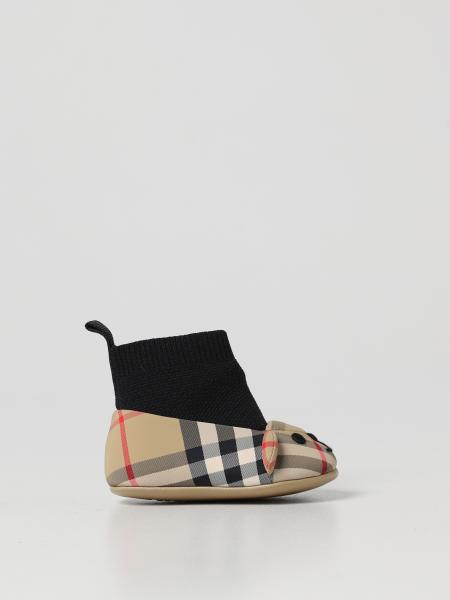 Kids' Burberry: Burberry vintage check fabric shoes