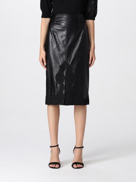 Twinset Skirt For Woman Black Twinset Skirt 222tp2081 Online At Gigliocom 3362